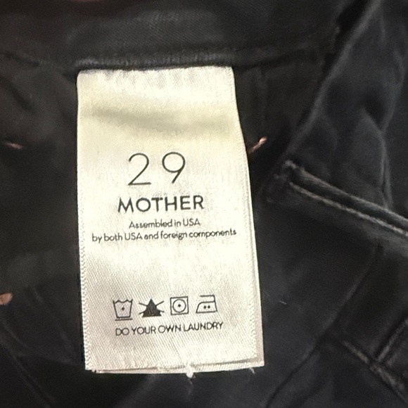 MOTHER Black and White Skinny Jeans, Style The Looker, Gorgeous!!! Size 29 - Picture 9 of 10